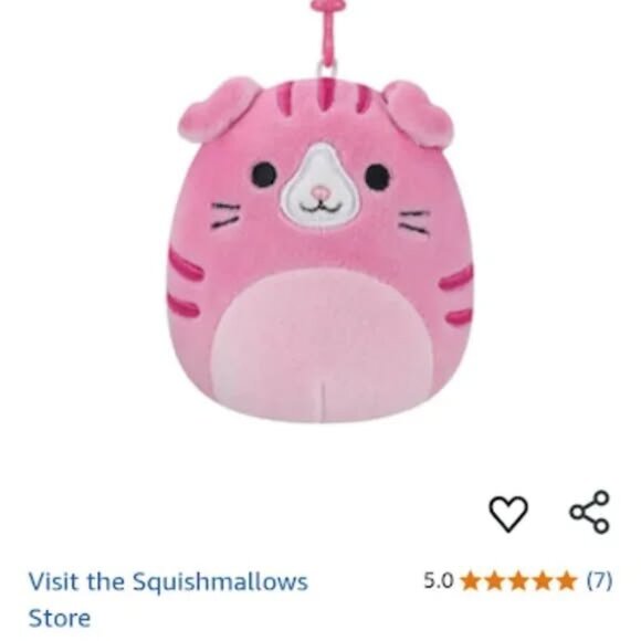 6!!!!! 3.5" Squishmallow Clips(4) NEW - Picture 6 of 7